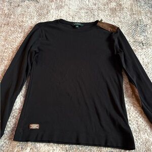 Ralph Lauren Black Long Sleeve Top